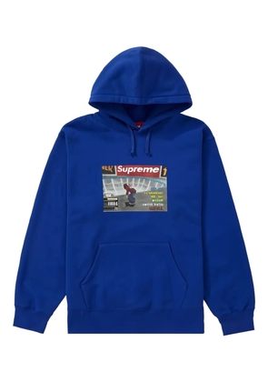 Supreme x Thrasher graphic-print hoodie - Blue