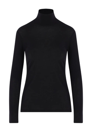 Yohji Yamamoto turtleneck top - Black