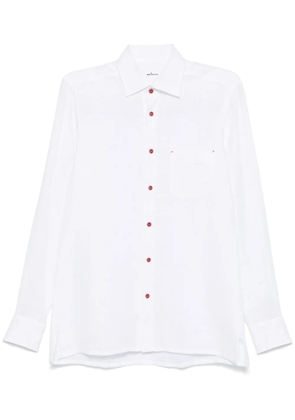Kiton linen shirt - White