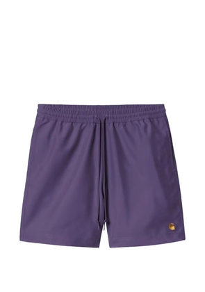Carhartt WIP Chase drawstring-fastening swim shorts - Purple