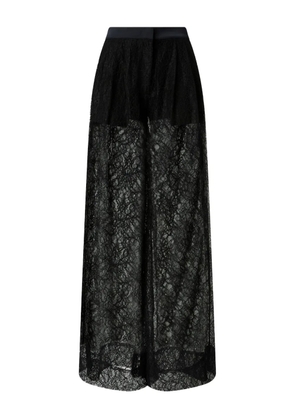 PINKO lace-panel trousers - Blue