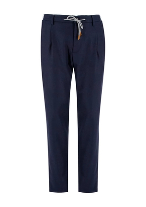 Eleventy drawstring jogger trousers - Blue