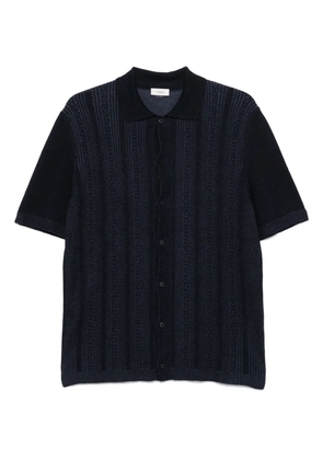 Agnona silk-blend shirt - Blue