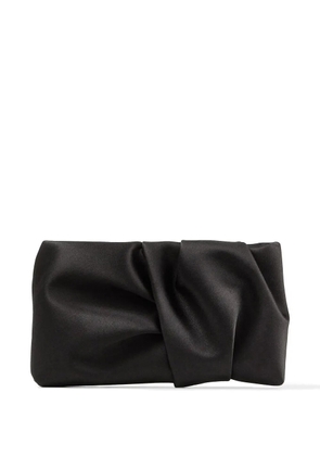 Jimmy Choo Bonny ruched clutch - Black