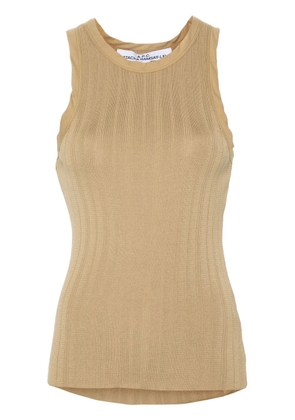 A.P.C. Lemaitre ribbed-jersey tank top - Brown