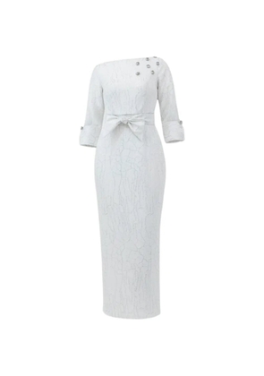 Baruni Sedum embellished maxi dress - White