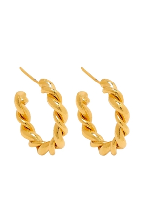Vanina Fusilli twisted hoop earrings - Gold