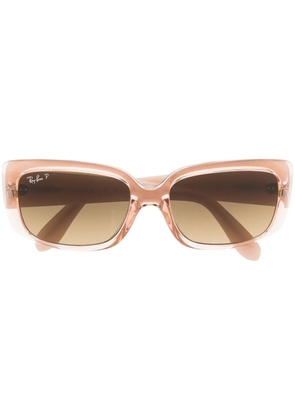 Ray-Ban rectangle-frame sunglasses - Pink