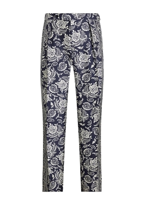 Ralph Lauren Purple Label paisley-print trousers - Blue