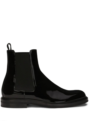 Dolce & Gabbana leather Chelsea boots - Black
