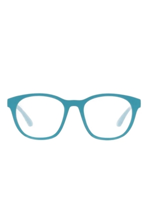 Emporio Armani round-frame glasses - Blue