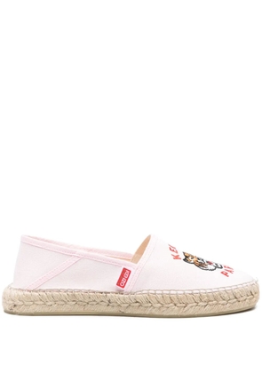 Kenzo Kenzo Lucky Tiger canvas espadrilles - Pink