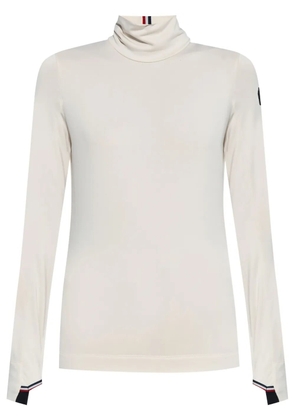 Moncler Grenoble logo-appliqué sweater - Neutrals