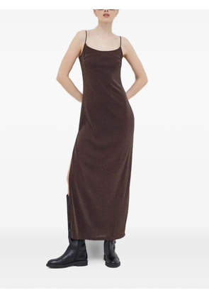 Résumé flared midi dress - Brown