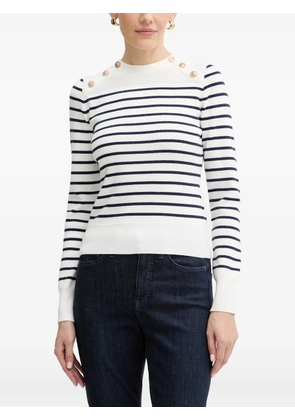 GUESS USA striped knitwear - White