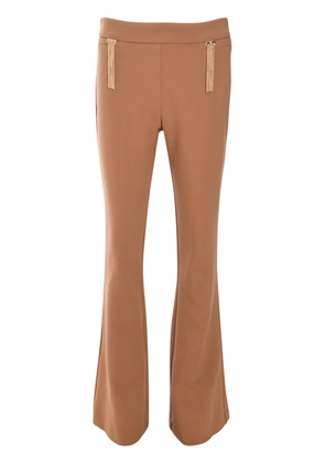 SIMONA CORSELLINI flared trousers - Neutrals