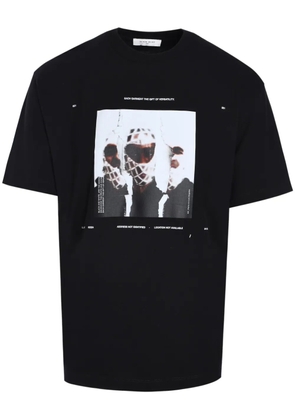 Ih Nom Uh Nit graphic-print cotton T-shirt - Black