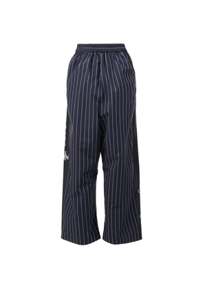 Biyan striped-pattern trousers - Blue