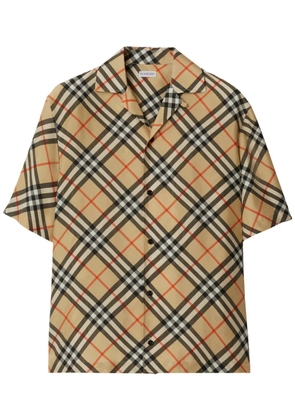Burberry Nova check silk shirt - Neutrals