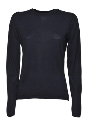 Max Mara long-sleeved crew-neck T-shirt - Blue