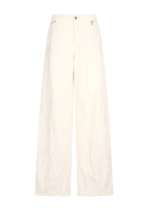 Roberto Cavalli logo-charm trousers - Neutrals
