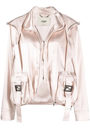 FENDI FF pocket-detail jacket - Neutrals