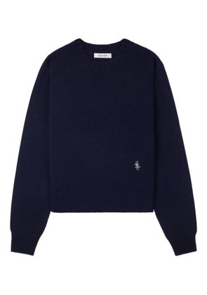 Sporty & Rich embroidered sweater - Blue