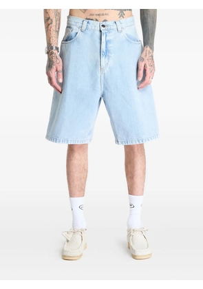 Carhartt WIP high waist denim shorts - Blue