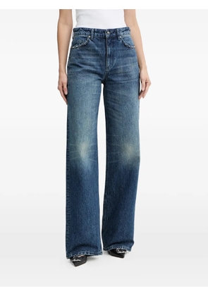 Just Cavalli logo-patch jeans - Blue