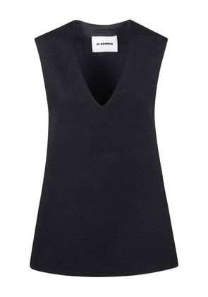 Jil Sander v-neck tank top - Black
