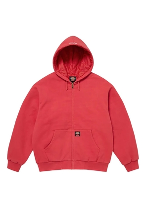 Supreme x Dickies® quilted hoodie - Red