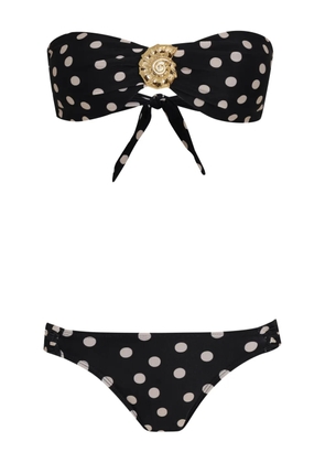 Brigitte shell-detail bikini - Black