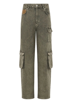 MOSCHINO JEANS straight-leg cargo jeans - Grey