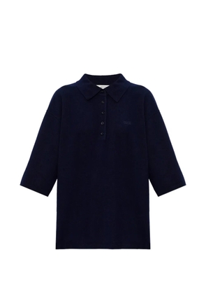 Gestuz buttoned polo top - Blue