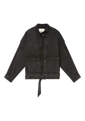 ISABEL MARANT Isalya belted pocket jacket - Black