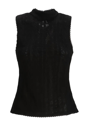 BOSS high-neck tank top - Black