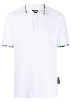 Plein Sport logo-print short-sleeve polo shirt - White