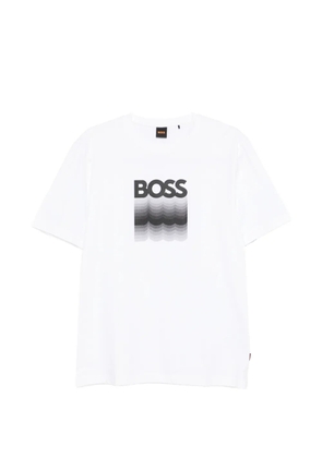 BOSS logo-graphic T-shirt - White