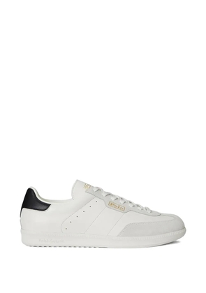 Polo Ralph Lauren suede panelled sneakers - White