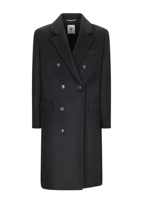 PT Torino double-breasted coat - Black