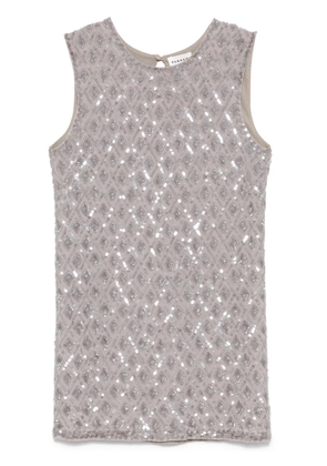 P.A.R.O.S.H. sequined mini dress - Neutrals