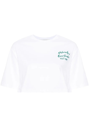 Philosophy Di Lorenzo Serafini logo-print cotton T-shirt - White