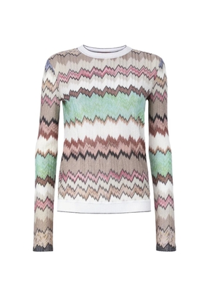 Missoni chevron-pattern sweaters - Neutrals