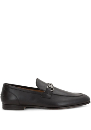 Gucci horsebit leather loafers - Brown