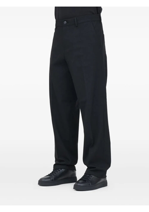SELECTED button fly trousers - Black