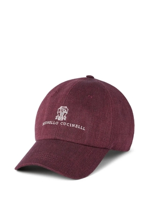 Brunello Cucinelli embroidered-logo baseball cap