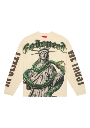 GODSPEED Top 5 Slizzy graphic-print T-shirt - Neutrals