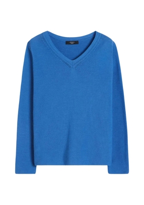 Weekend Max Mara V-neck knitted sweater - Blue
