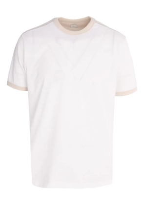 Eleventy contrast trim T-shirt - White