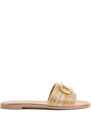 Valentino Garavani VLogo Signature sandals - Gold
